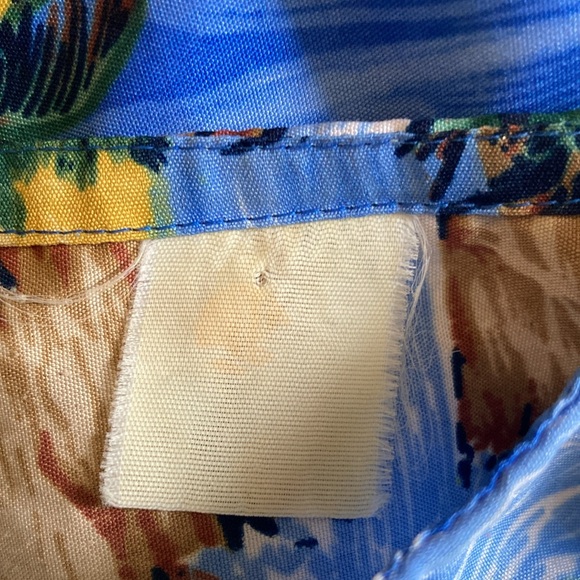 Vintage 80s Caribbean Summer Sun Beach Shift Dress Sz L/XL - Picture 11 of 11